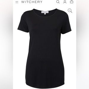 Witchery Crew shirt tail T-shirt Size XL